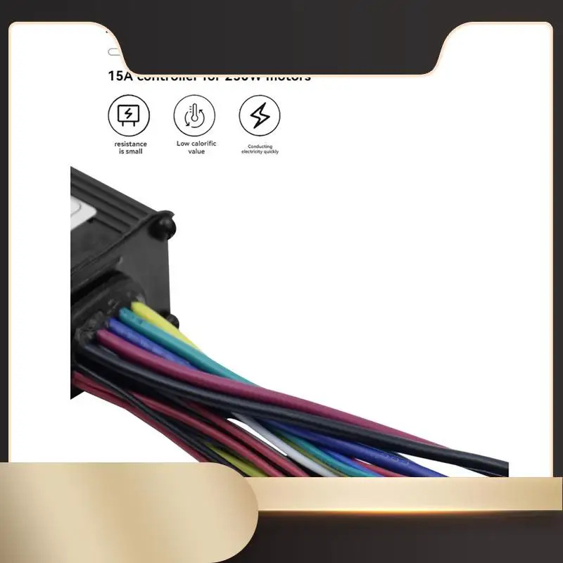 

Синусоидальный контроллер Ebike, 3 режима, 24 В, 36 В, 48 В, 15 А, 6 трубок для двигателя 250 Вт-350 Вт, детали для электрического скутера, контроллер Ebike-N36R