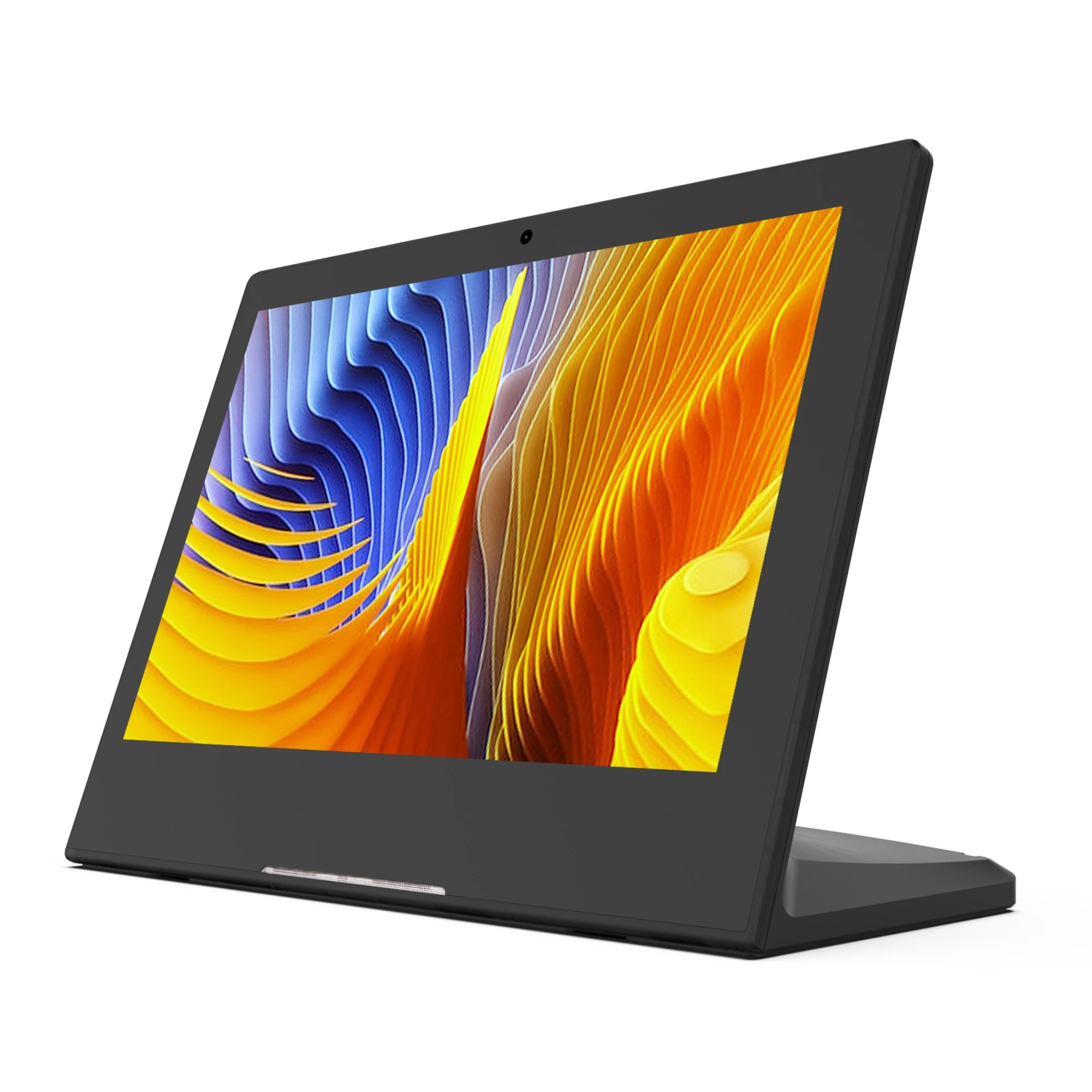 Android 11 L Tablet 10.1 Touch Screen Rj45 Desktop Pos Tablet With Front-facing Camera Optional Nfc Reader