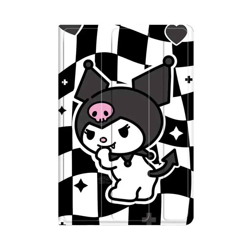 Sanrio Kuromi IPad Case For iPad Air 5 Case 2022 Air 4 2020 10.2 9th 8th Case for iPad Pro 11 12.9 Cute Anime Silicone Cover