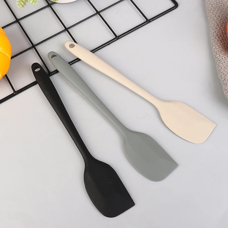 1Pc Food Grade Silicone Spatula For Baking Scraper Nonstick Heat-Resistant Cooking Spatula Seamless Dishwasher Safe