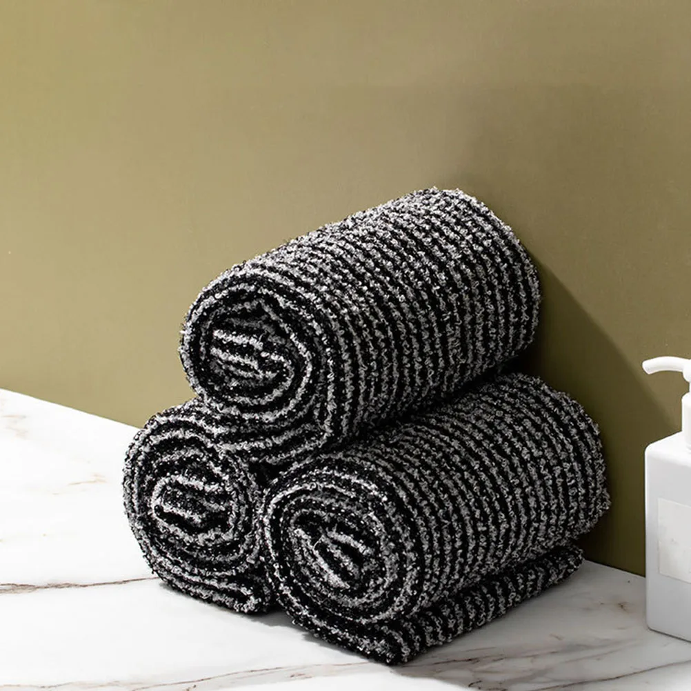 

Exfoliating Back Scrubber Bath Cloth Shower Body Cleanser Polyester Nylon Long Straps Easy Clean Deep Cleaning