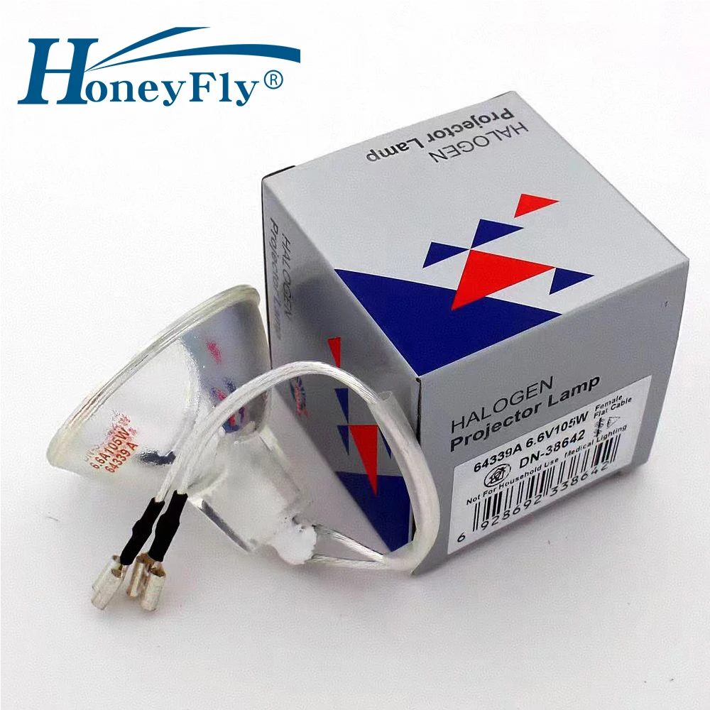 HoneyFly Airfield Halogen Lamp 6.6A 105W MR16 Airport Runway Quartz Bulb Clear Light for OS-64339A 105-10 Moisture Meter Lamp