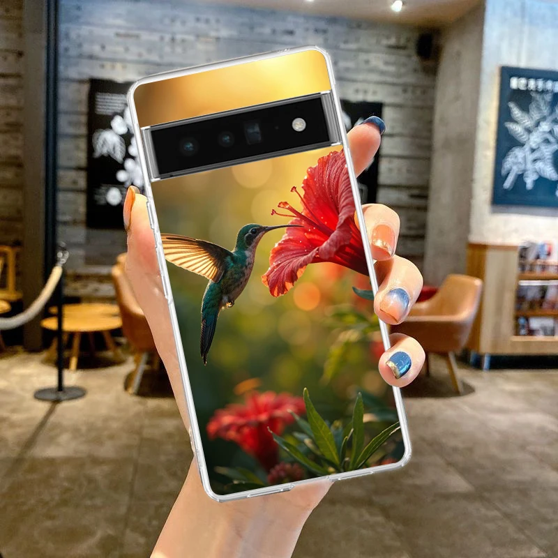 حافظة لهاتف جوجل بيكسل 9 8 7 6 9A 8A 7A 6A 5 4 5A 4A 3A Pro XL غطاء شفاف ناعم وشفاف من البولي يوريثان الطنان #3