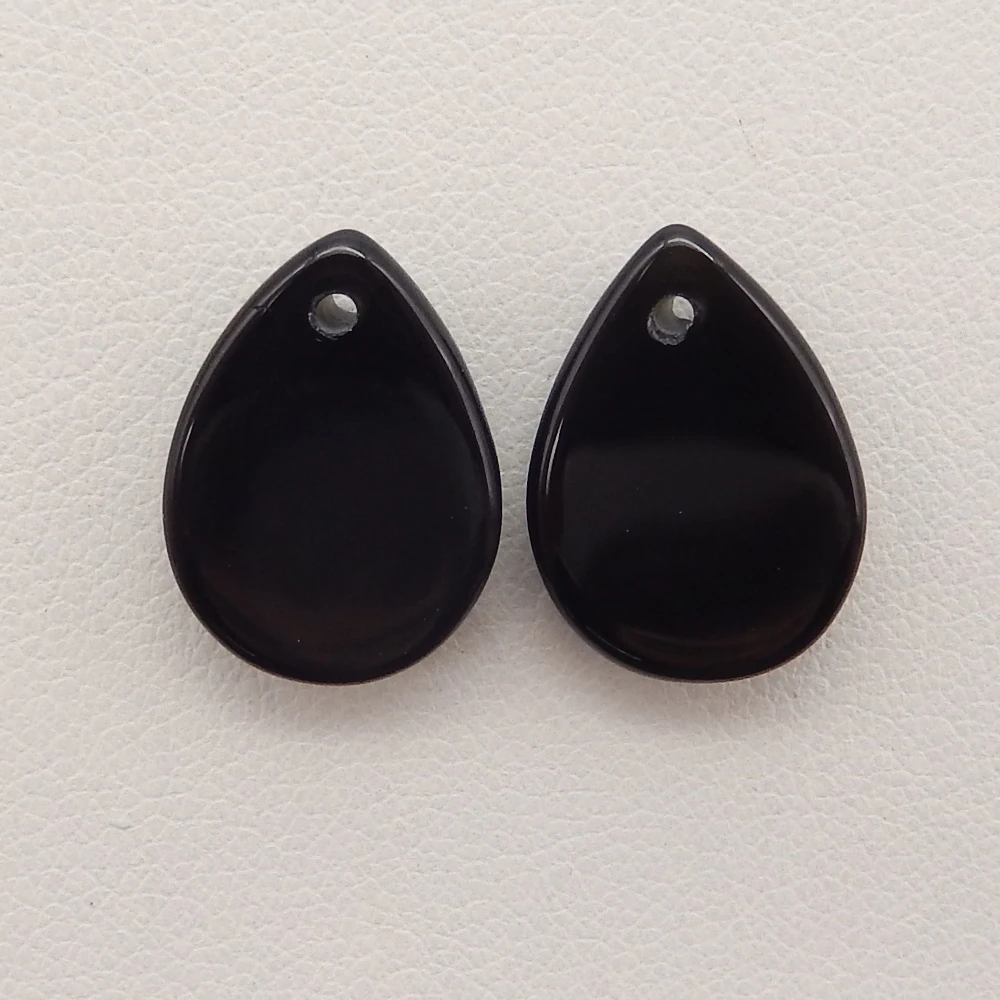 Natural Obsidian Water Drop Earrings  Design Drill Accessory Fashion Woman Beads Semi-precious Stones Jewelry