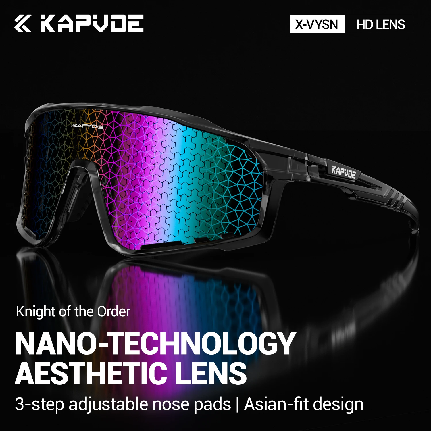 Kapvoe moda óculos de sol para homens legal ciclismo mtb equitação patinação uv400 óculos de pesca homem mulher bicicleta óculos