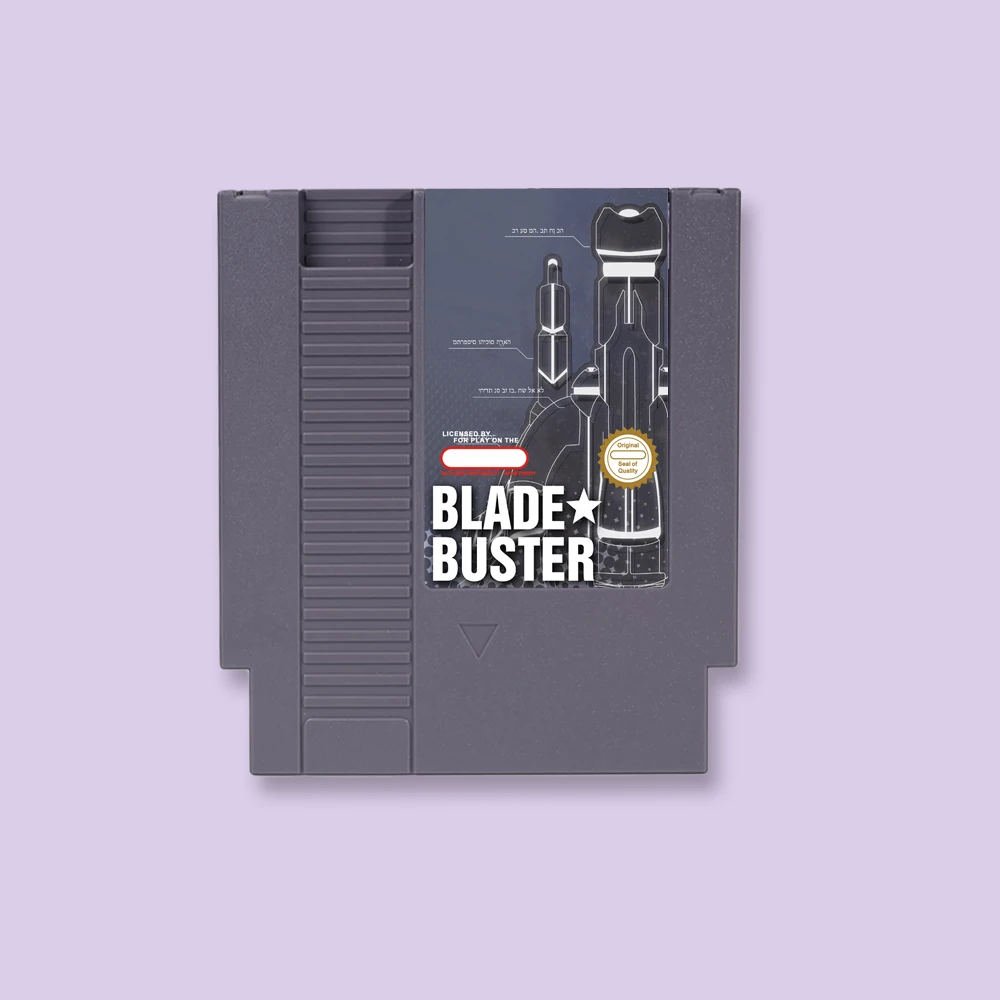 

Blade Buster Game Cartridge Battery Save For NES 8Bit 72PIN Consoles Game Card