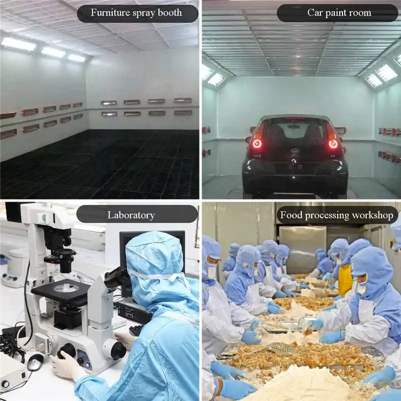 منزل مضاد للجراثيم مكافحة الغبار القطن للسيارات رذاذ أكشاك المختبرات المستشفيات إلخ تكييف الهواء فلتر القطن