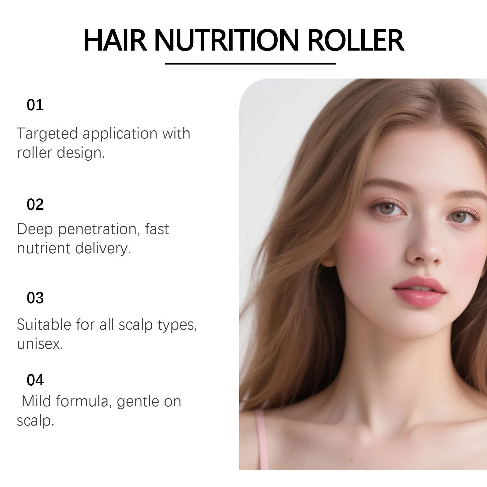 مصل نمو الأسطوانة لتغذية الشعر، العناية بالشعر، إعادة نمو كثيفة، الزنجبيل، الجينسنغ، فروة الرأس، تغذي الشعر، تعزيز التجديد #4