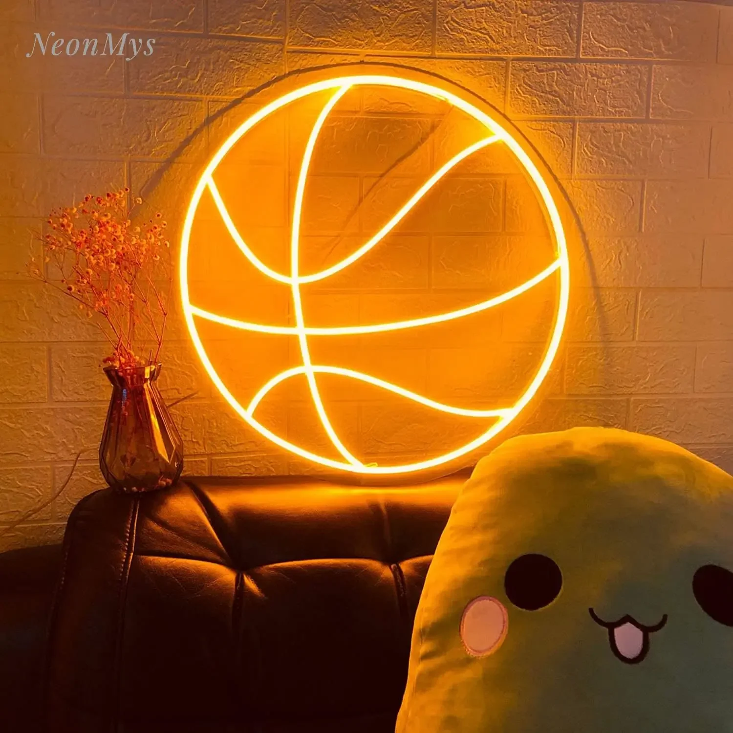 

Basketball Neon Sign Flex Led Neon Light Sign Led Logo Ball Night Lights Bride Party Home boy Room Wall Decoration Gifts