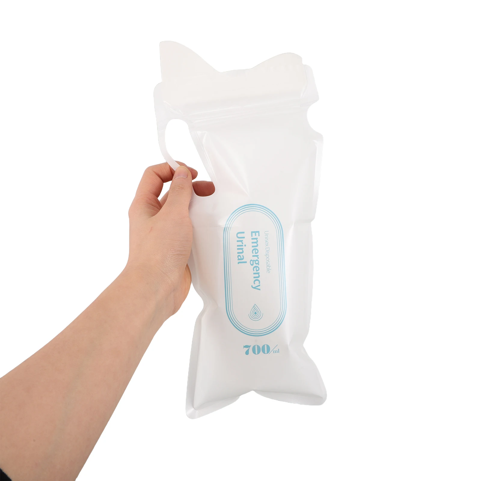 

4Pcs Emergency Urine Bags Portable Spill Proof Unisex Urinal Pouch for Car Travel Camping Road Trip Essentials 700Ml