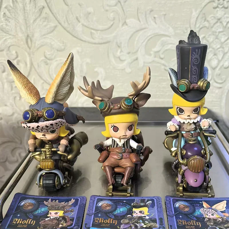 

POP MART Molly Steampunk Animal Locomotive Series Blind Box Guess Bag Mystery Box Toys Desktop Ornaments