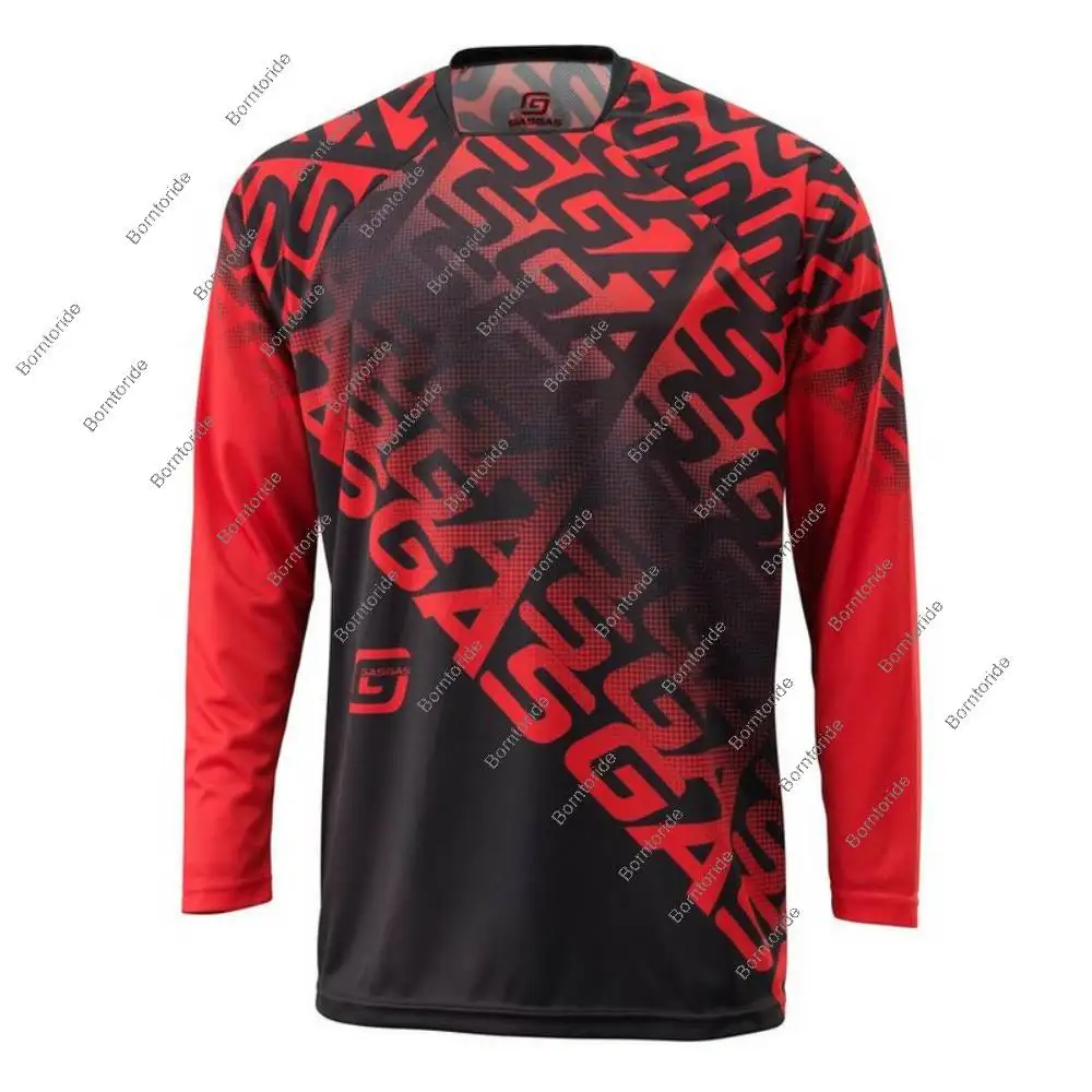 2023 GasGas Enduro Motocross Jersey Maillot Hombre DH Moto MX MTB Downhill Jersey Off Road Mountain Cycling Jersey ATV