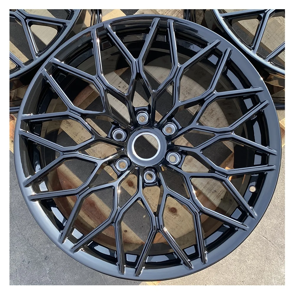 

Custom Passenger Car Wheels Gloss Black Color Monoblock Wheels 20 21 22 23 24 Inch 6x139.7 Alloy Forged Rims