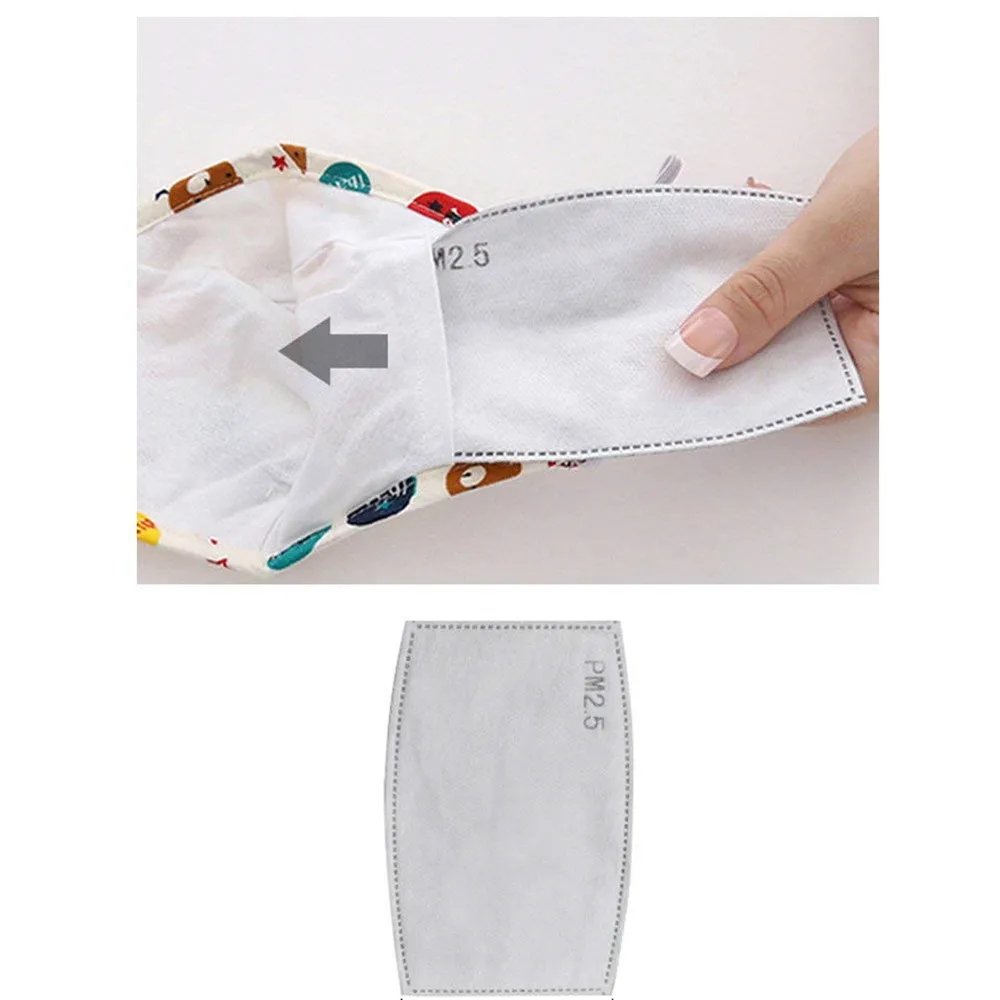 2025 Activated Carbon Filter Face Mask Breathing Insert Protective Mouth Mask Reusable Comfortable and Breathable Dust Masks