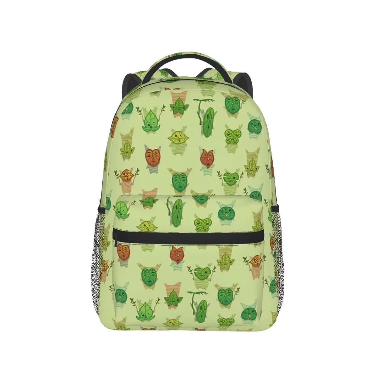 Korok-mochila con patrón de dibujos animados para niños y niñas, morral escolar para estudiantes, bolso de hombro para ordenador portátil de gran capacidad