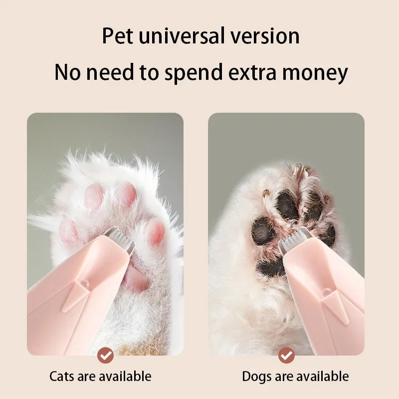 Xiaomi آمنة اللاسلكية القط مخلب المتقلب منخفضة الضوضاء المتقلب منطقة صغيرة الكلب المتقلب للجمال LED تنظيف فرشاة الحيوانات الأليفة الشعر الحلاقة عيون