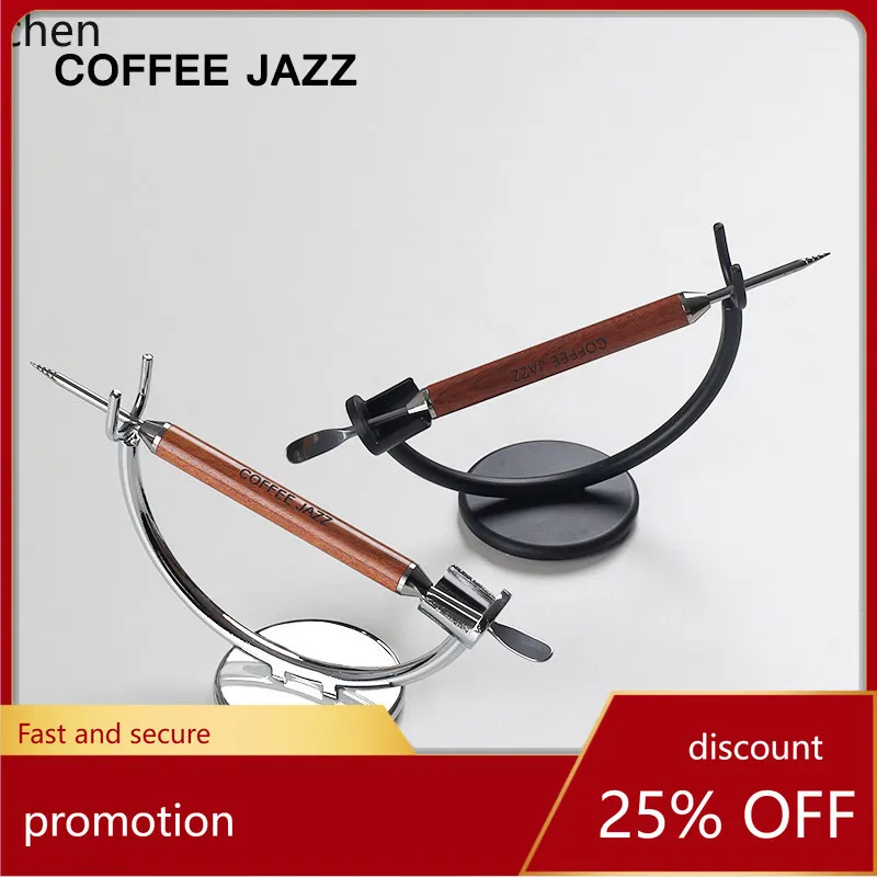 

YFY stainless steel latte art pen - your ultimate coffee art tool with built-in needle storage