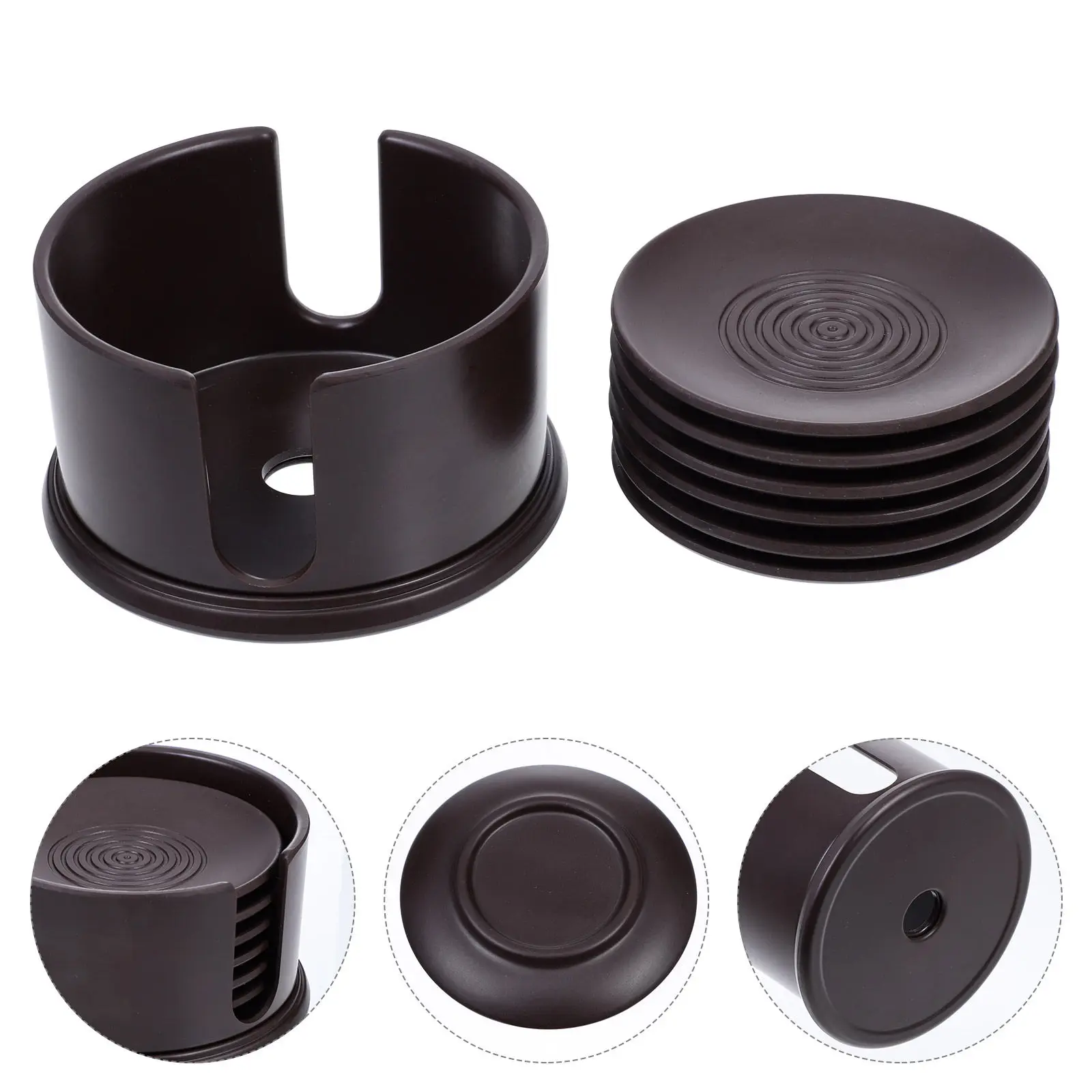 

1Set Premium Bakelite Cup Cushion Tea Coaster Heat Resistant Table Mat Elegant Party Decoration Water Proof Cup Pad Bakelite