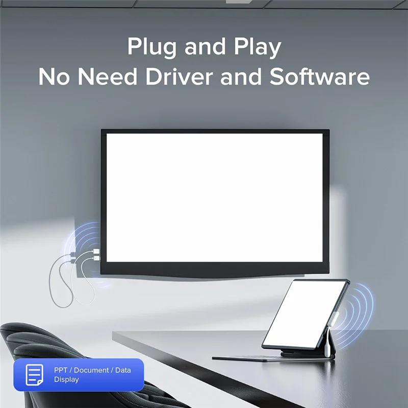 

【Последнее место!】 Приемник видеопередатчика CS7, HDMI-совместимый USB-адаптер, ключ 1080P, беспроводной удлинитель Type-C, проекционный кабель