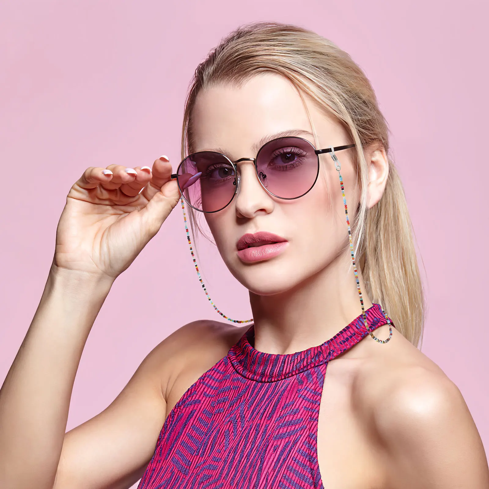 

2pcs Eyeglass Chains Vintage Metal Eyeglass Holder Neck Strap For Glasses Retainer Fashion Eyewear Lanyard Eyeglasses Chain