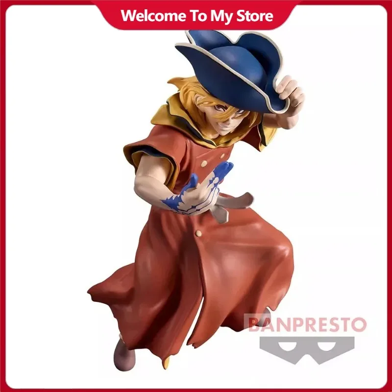 

In Stock-Original BANDAI Banpresto Dr. Stone Figure Of Stone World 16cm Ryusui Nanami Anime Action Figurine Model Toys For Boys