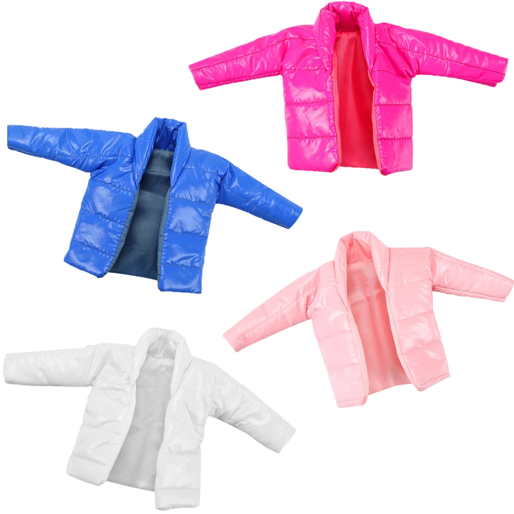 1 Pcs Fashion 1/6 Doll Unisex Clothing 11.5 Inch Doll Clothes Winter Cotton Coat Short Jacket Suit 12 Inch Boy Dolls Accessories