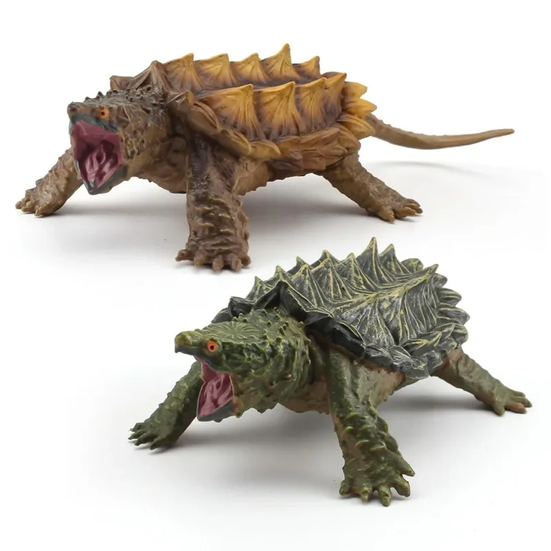 

Toys Gifts for Kids Children Simulation Animals Action Figures Snapping Turtle Figurines Aquarium Plastic Models Home Decor