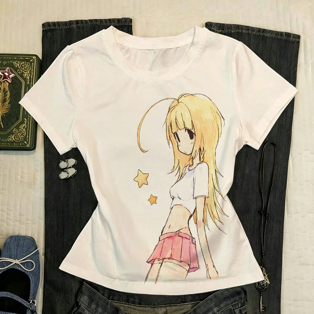 Emo Trashy Y2k 2000s Tops Women Top T Shirt for Women Anime Girl Woman Clothes 90s Clothes Vintage Kpop Women's Cropped Gothic ﻿