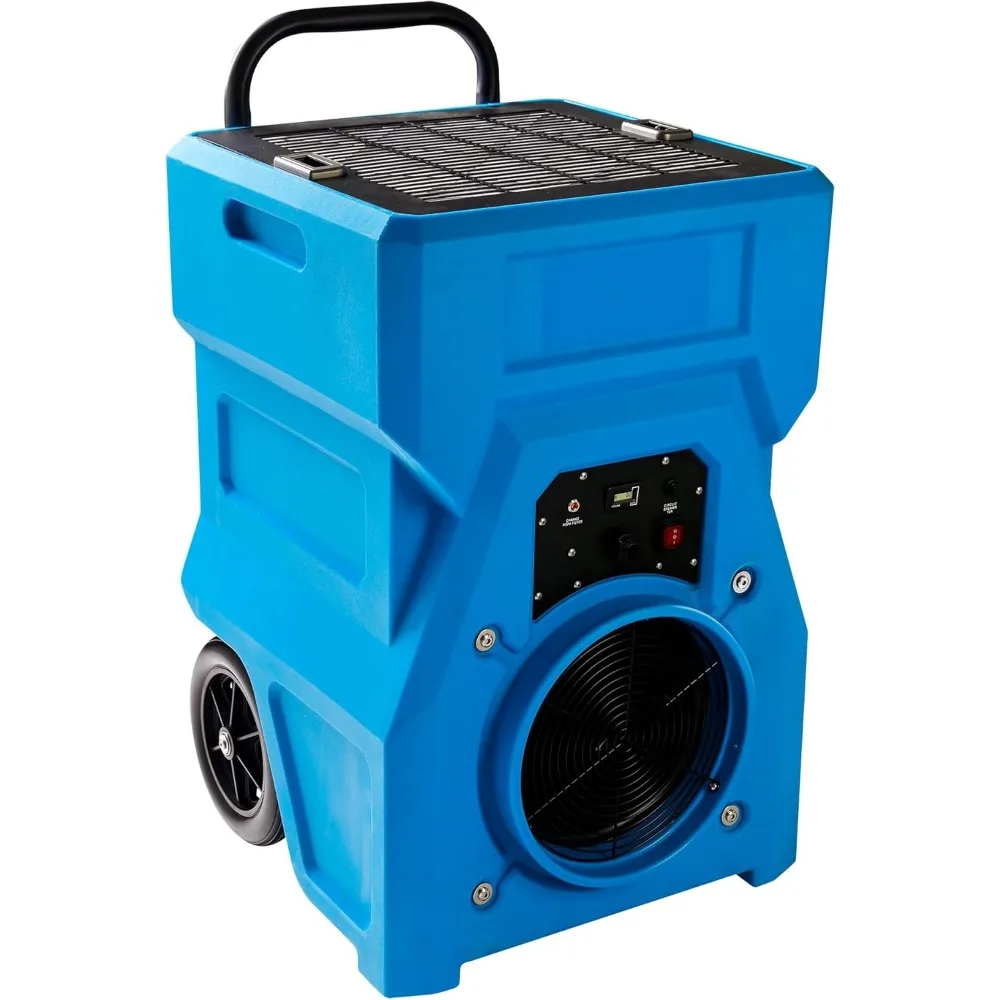 1000cfm Portable Industrial Air Purifier Negative Air Scrubber - Powerful 1HP Motor, True HEPA Filter, 2-Speed, Handle