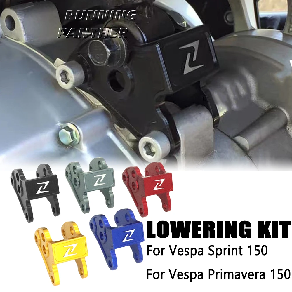 New Lowering Links Kit For Vespa SPRINT Sprint 150 PRIMAVERA Primavera 150 Motorcycle Rear Suspension Cushion Connecting