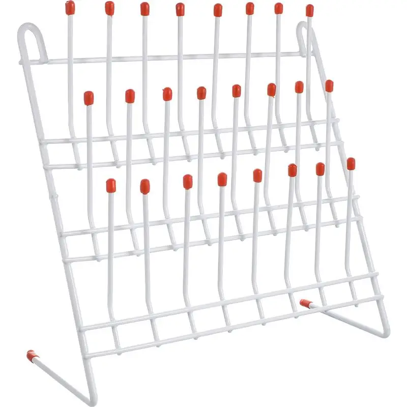 Laboratory Tube Drying Rack Metal Tube Draining Rack Tube Rack Laboratory Beaker Drying Holder Test Tube Drying Rack for Drying