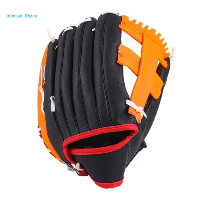 Soft PU Leather Batting Gloves Thickening Pitcher Softballs Gloves Catcher Practicing Gloves Teen Baseball Gloves