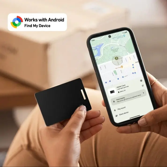 

Android трекер карты смарт-тег GPS-локатор кошелек трекер карты airtags для android google find my устройство беспроводная зарядка