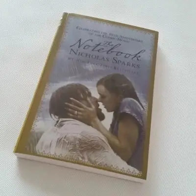 The Notebook Love Notebook English Version Nicholas Sparks Romance Novel