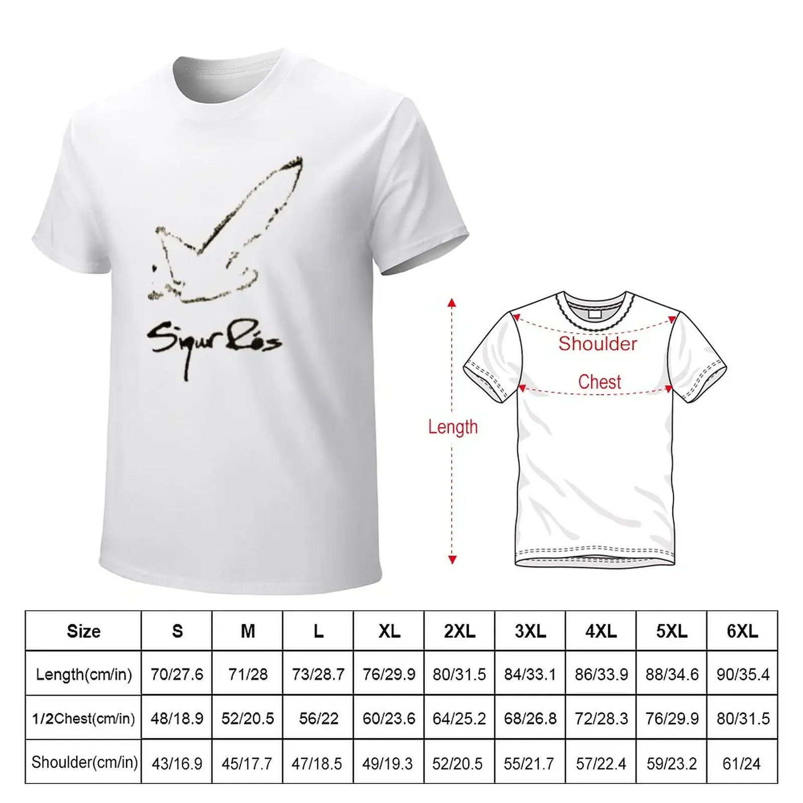 sigur ros T-Shirt quick-drying boys animal print t shirt for men anime clothes heavyweights plus size tops men graphic t shirts