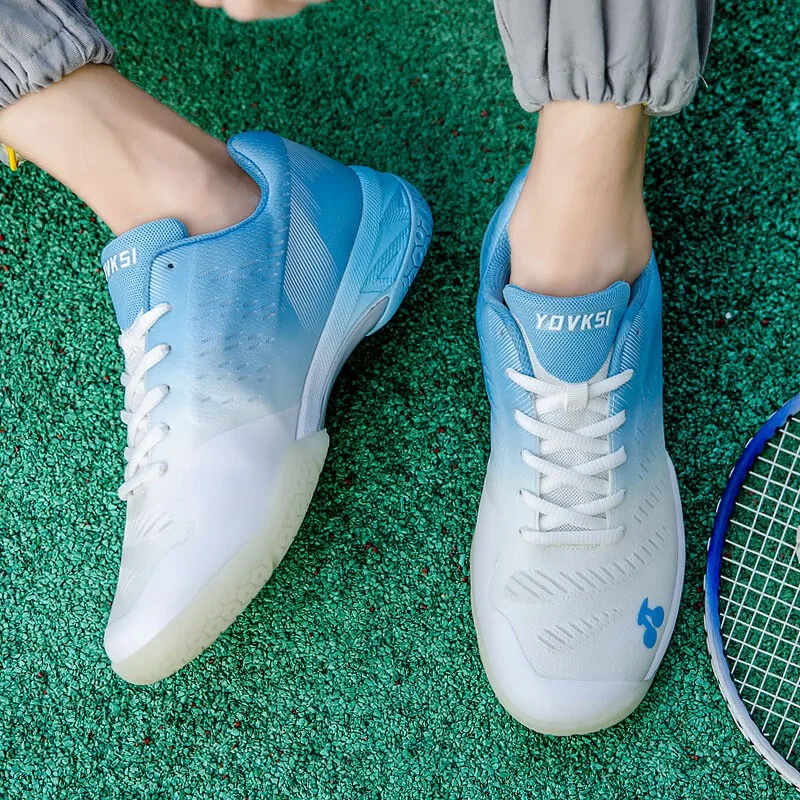 Mężczyźni profesjonalni buty do badmintona para buty do chodzenia na siłownię mężczyźni buty do siatkówki oddychające buty Sport tenis siatka