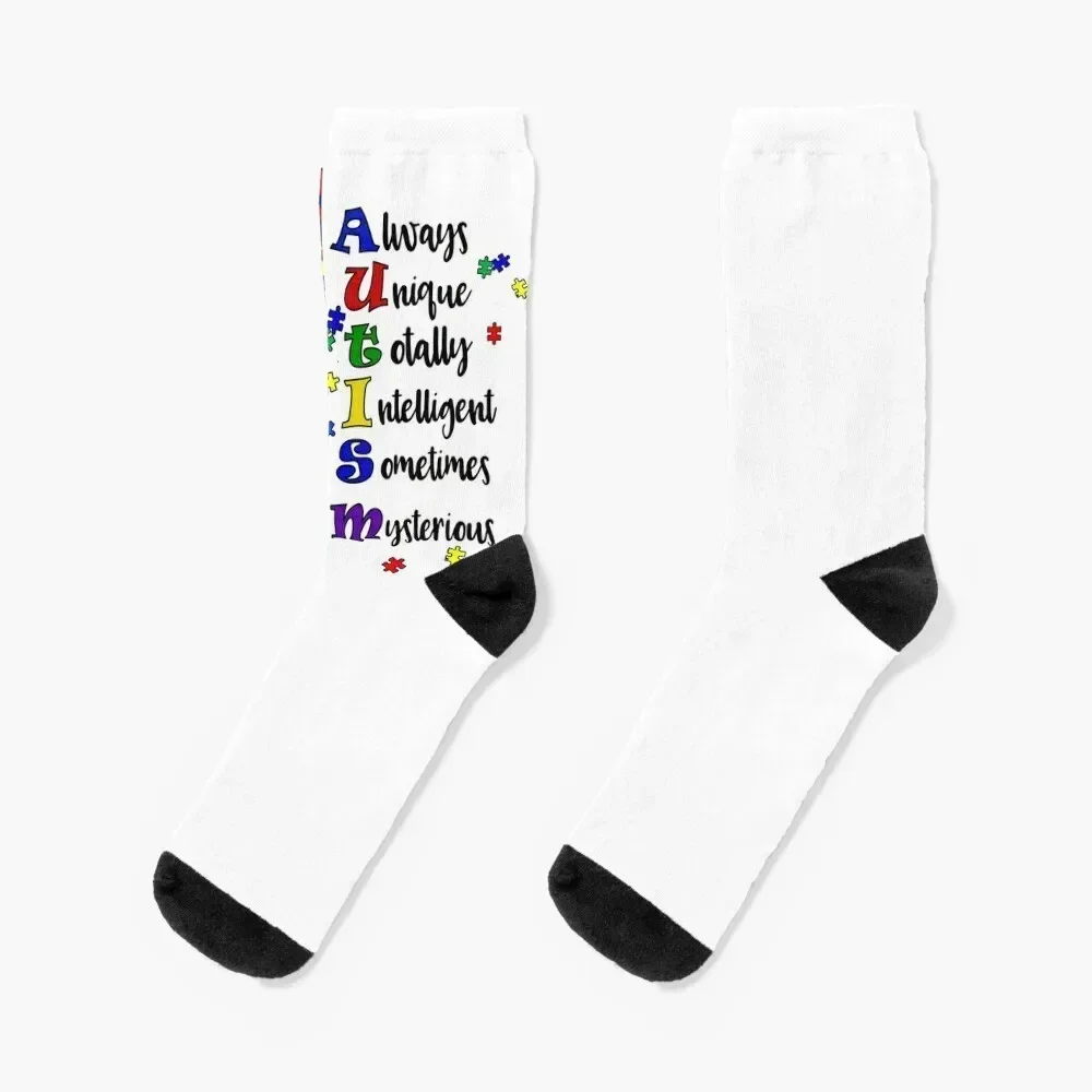 

Autsim Is A Journey Socks sheer warm winter happy anime Socks For Women Men's