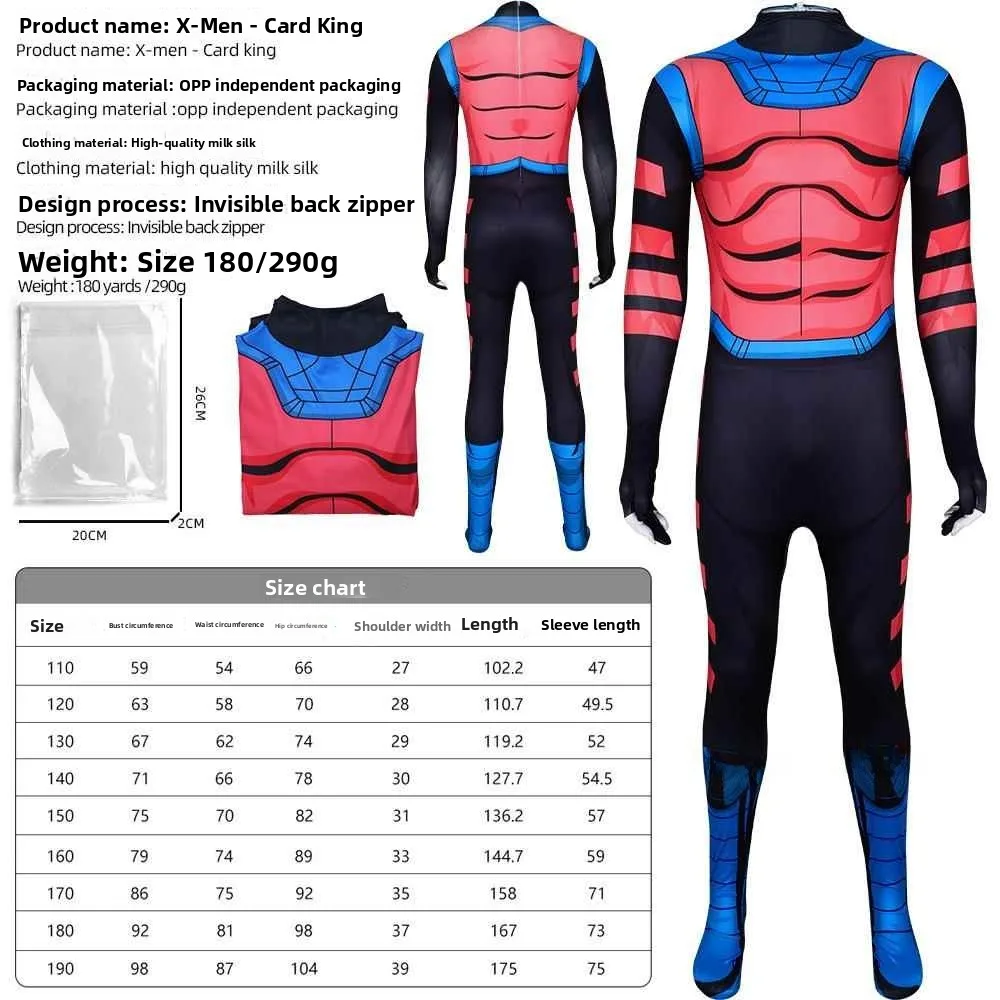 

X-Men Warlord Cosplay Jumpsuit Lazer Eye Magneto Stage Performance Suit loween Tight Body Suit Fem Model ow Costume