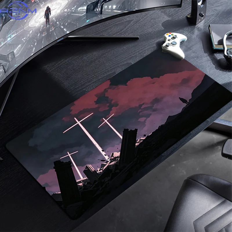 Mouse Pad Anime Sunset notbook gamer new Large Keyboard NonSlip Rubber Computer Carpet Desk Mat PC Gamer 90x40 MousePad