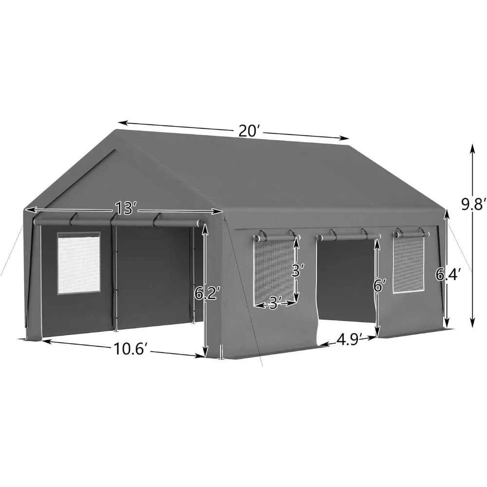 Transport d'Avion de la Fédération 13x20, Modifications avec Paroi Latérale et Portes Parfaites, avec Enroulable Ventilé