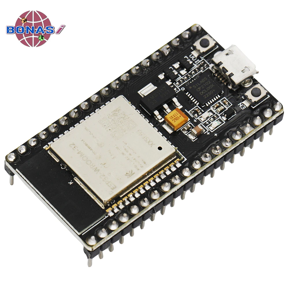 ESP-32S ESP-WROOM-32 WIFI + Bluetooth 2.4GHz Dual Core CPU Development Board Module Ultra-Low Power ESP32 for Arduino NodeMCU