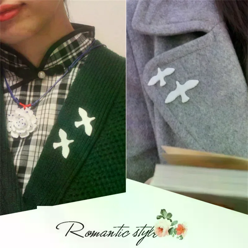 เข็มกลัดรูปนกพิราบสีขาวสไตล์เรโทร 2 ชิ้น ดีไซน์เรียบง่าย สวยงาม เหมาะสำหรับผู้ชายและผู้หญิง ใช้ได้หลากหลาย เป็นของขวัญและเครื่องประดับเสื้อผ้า