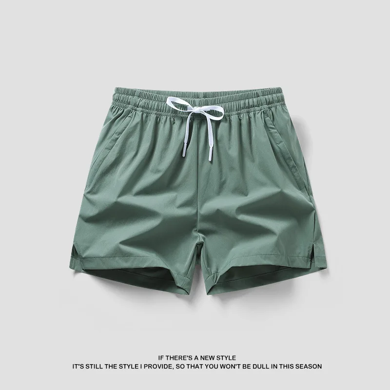 

Новые шорты, мужские летние универсальные пляжные брюки, быстросохнущие свободные трехточечные спортивные повседневные брюки, мужские тонкие