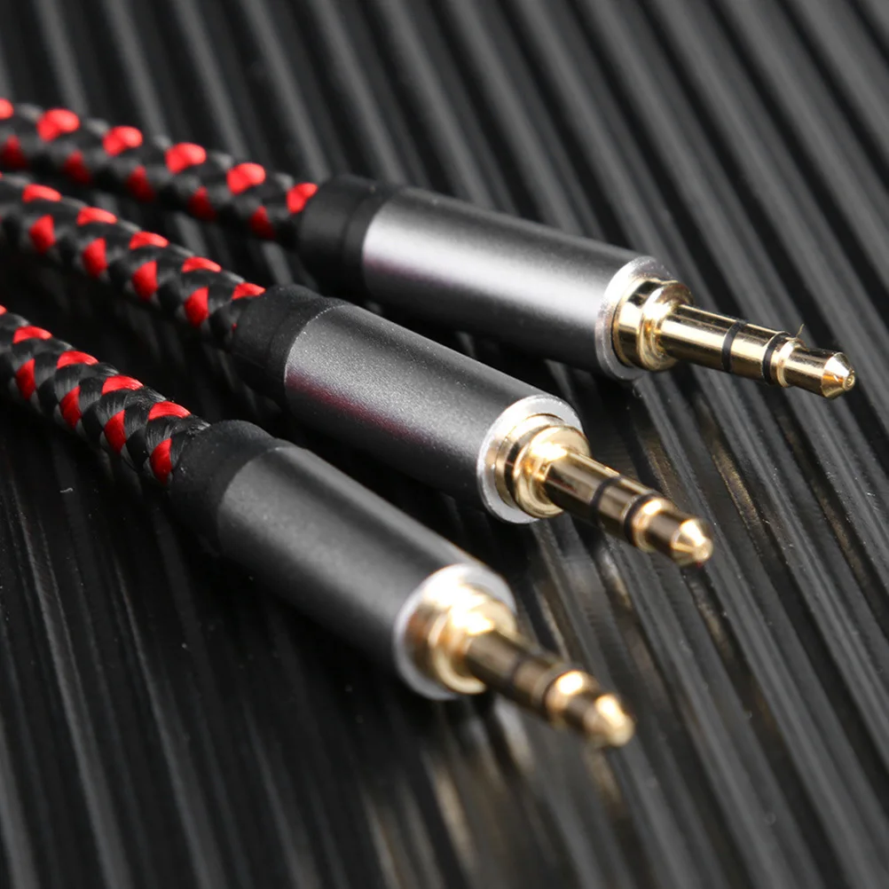 

Professional 3.5mm Audio Connection Cable 3-Way Splitter Adapter for Headphone Microphone Port Extension Compatible with All