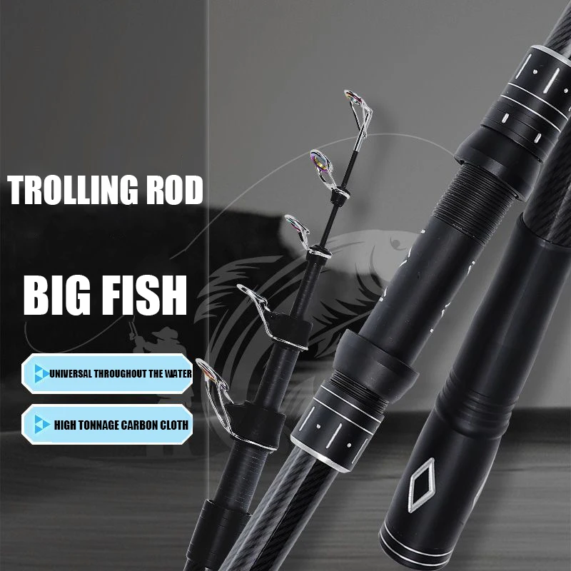 

2.1-4.5M Telescopic Surf Rod Spinning Fishing Rod Travel Saltwater Freshwater Power Throwing Surfcasting Carbon Baitcasting rod