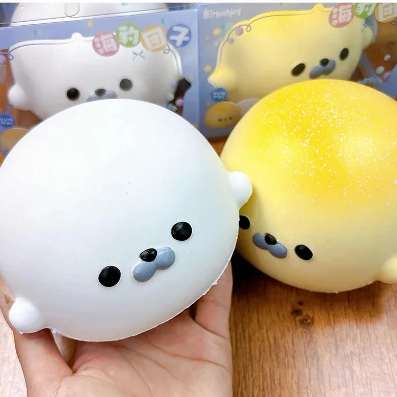 Seals Squeeze Squishy Animal Simulation Creamy Texture Sensory Fidget Slow Rebound Stress Relief Reliever Gift Gadget Soft Cute