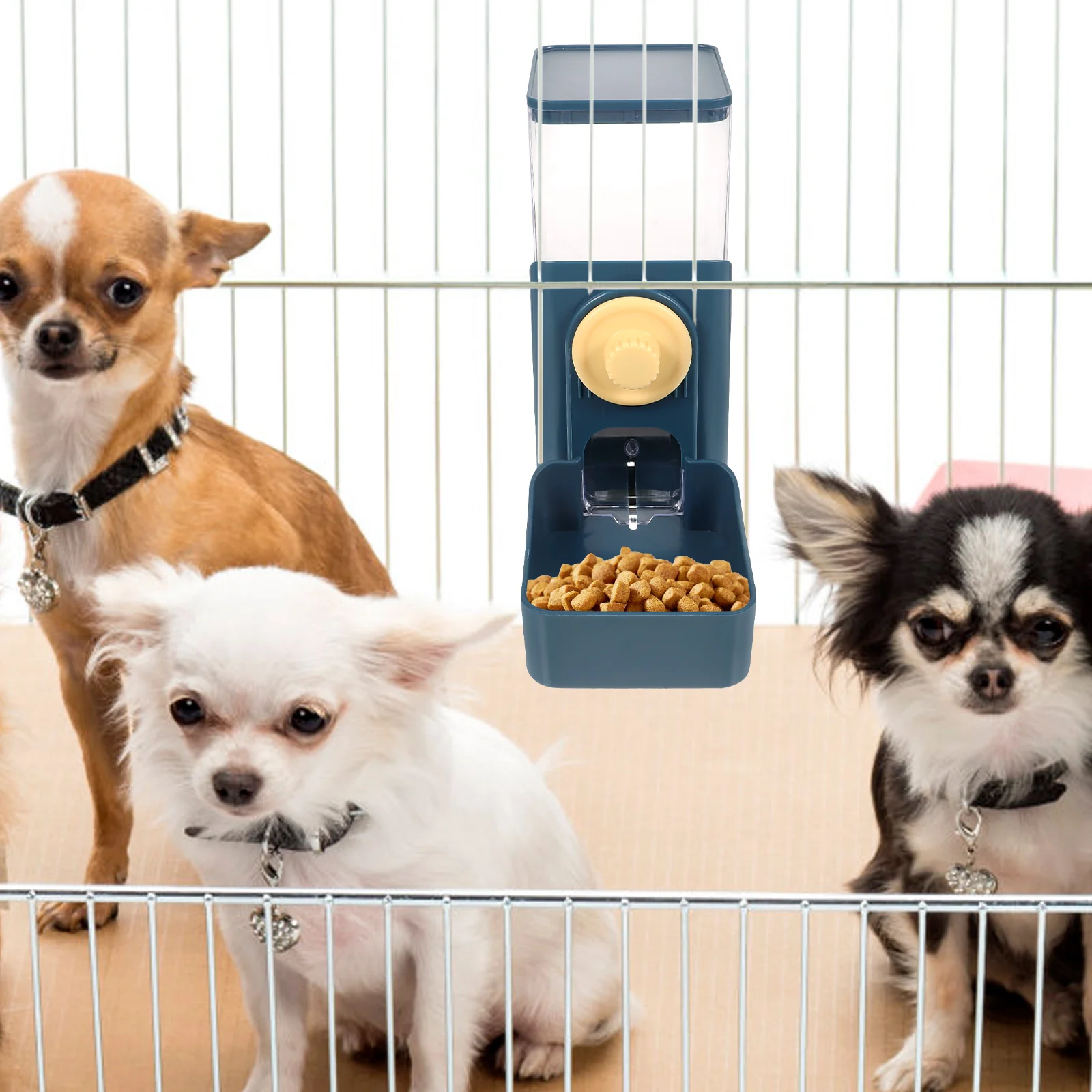 

PP Material Durable Rabbit Feeder Hanging Pet Food Dispenser Easy Clean Small Animal Accessory Food Supplement Feeder