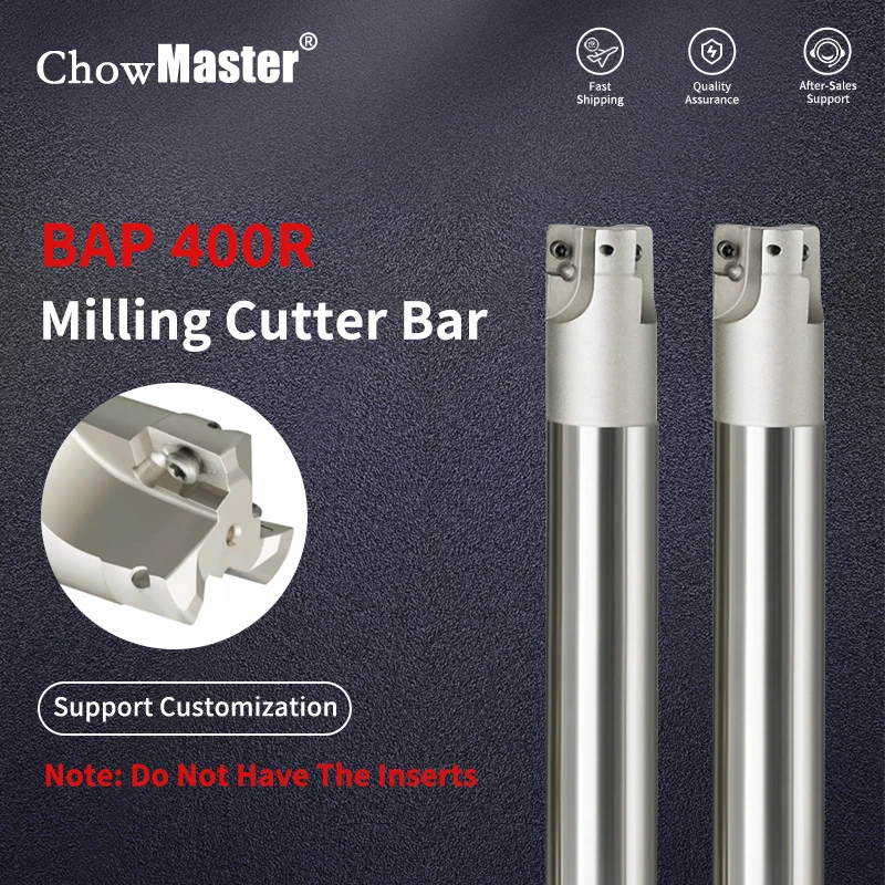 

CHOWMASTER BAP400R Milling Cutter Holder Right Angle Milling Cutter CNC Boring Bar Carbide Milling Cutter Suitable for APMT1604