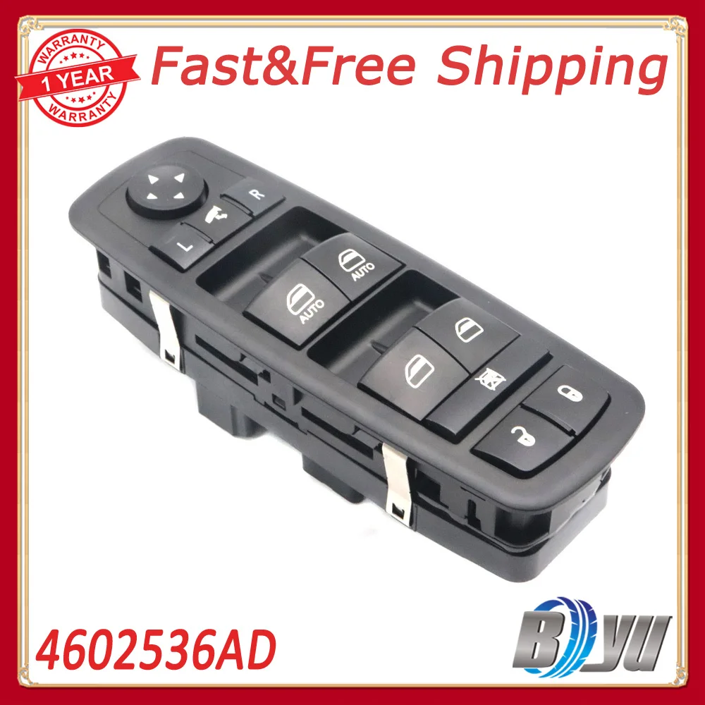 

Electric Master Power Window Control Switches For Dodge Grand Caravan Chrysler 2008-2015 4602536AD 4602536AC 4602536AE