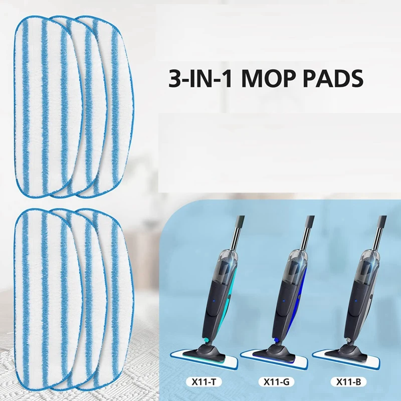 Panno per la pulizia di ricambio panno per mocio compatibile per Pursteam X11-T modello a vapore X11-T / X11-G / X11-B